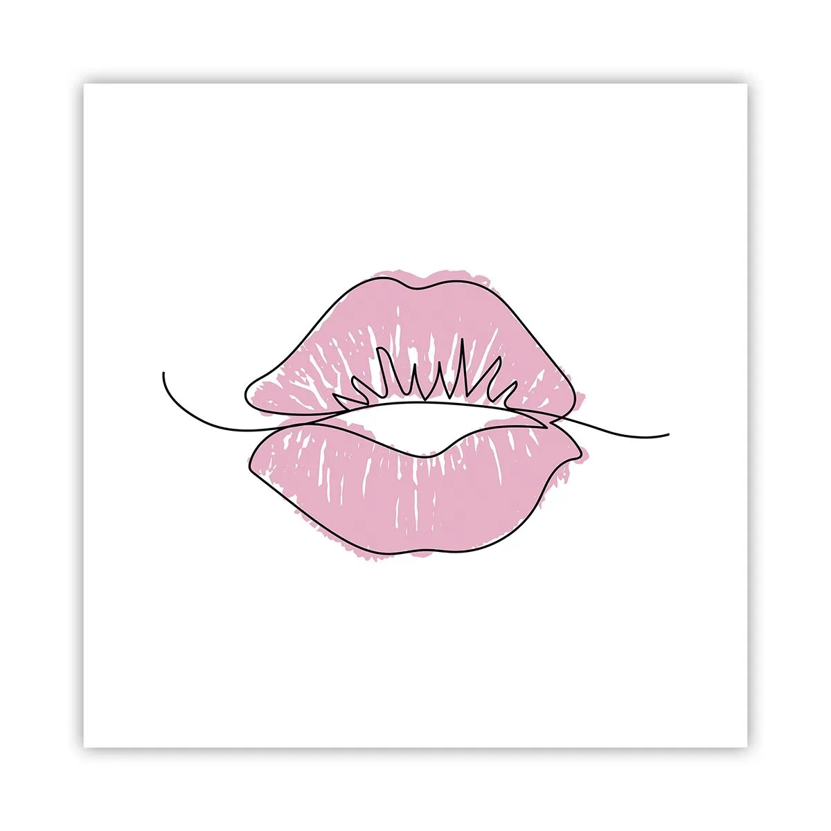 Poster - Ready for a Kiss? - 30x30 cm