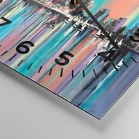 Clock face with numbers