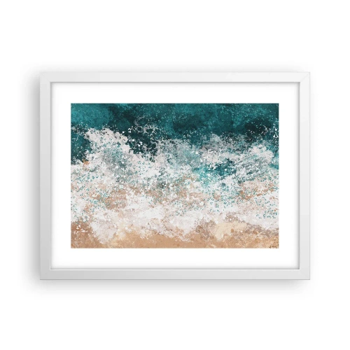 Poster in white frmae - Sea Tales - 40x30 cm