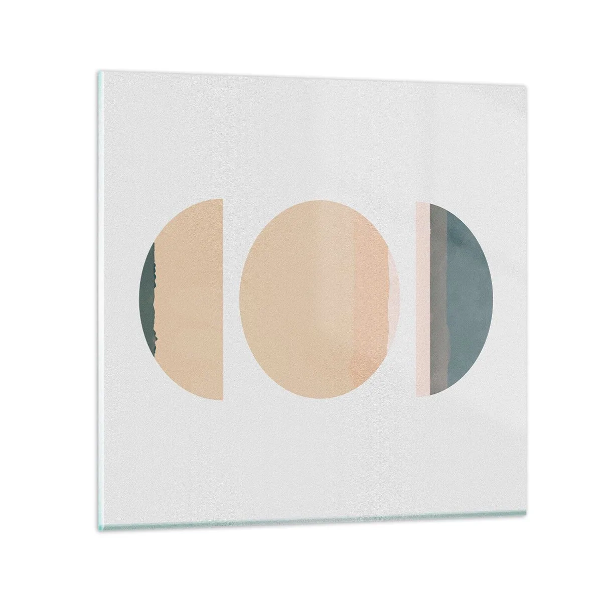 Glass picture - Wheel after a Wheel - 30x30 cm