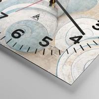 Clock face with numbers