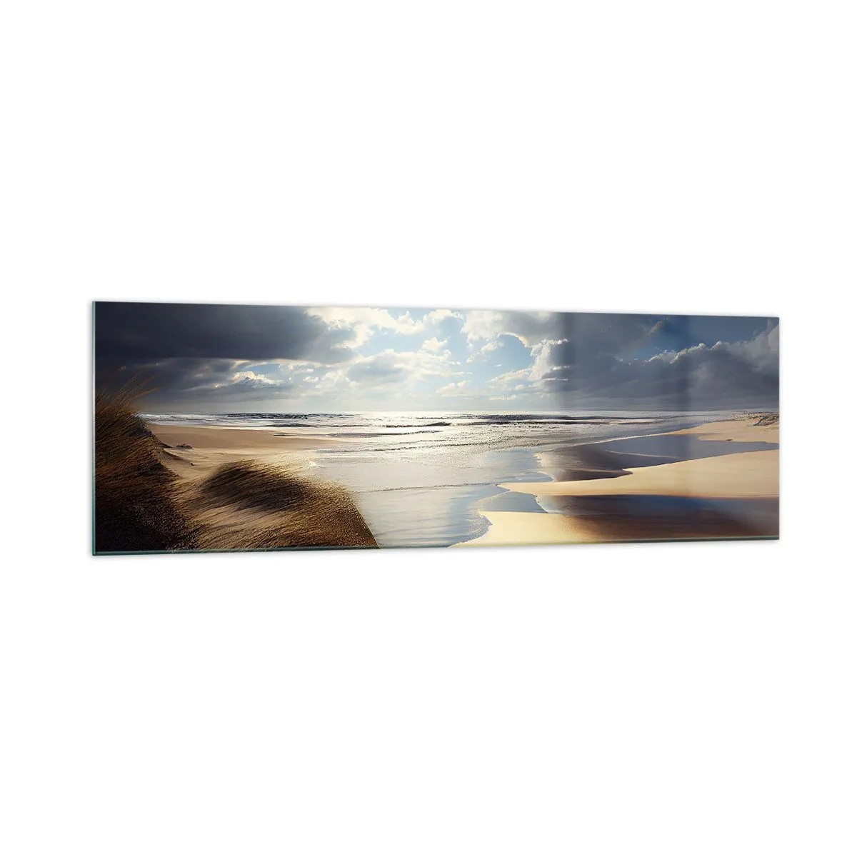 Glass picture - Beach, Wild Beach - 160x50 cm