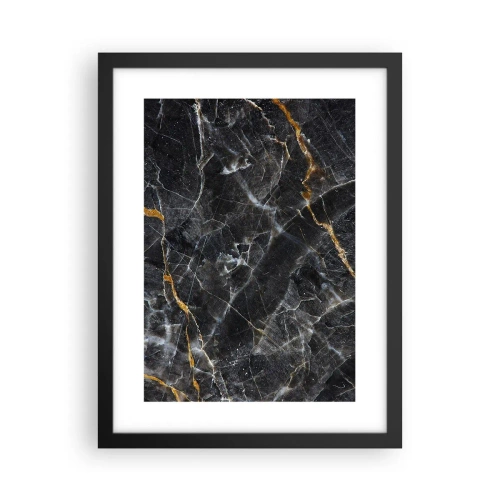 Poster in black frame - Interior Life of a Stone - 30x40 cm