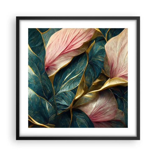 Poster in black frame - Natural Elegance and Style - 50x50 cm