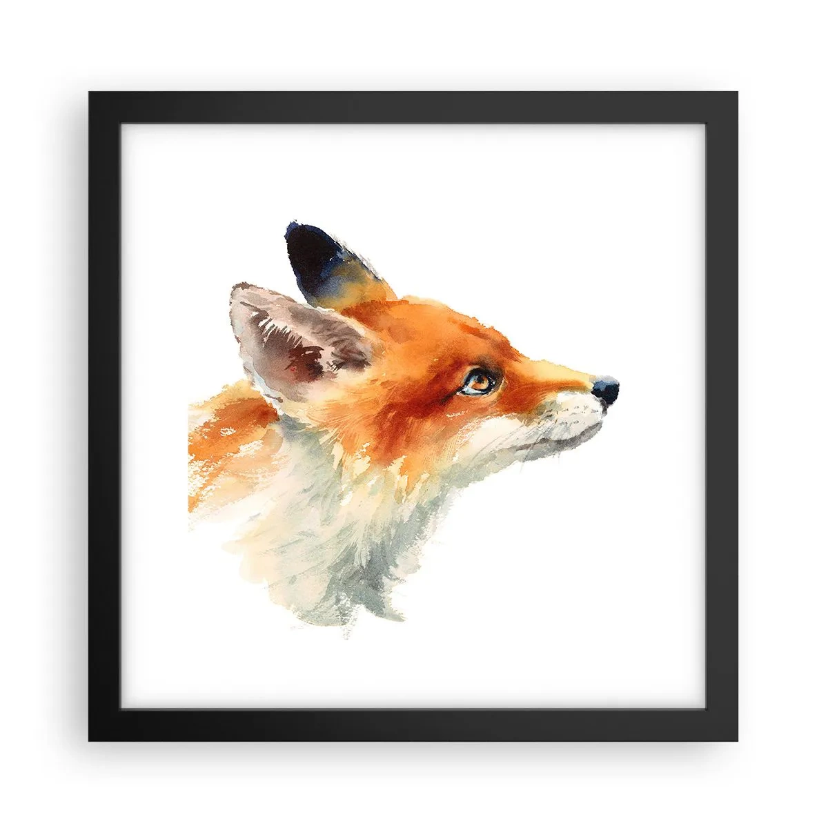 Poster in black frame - Never Too Careful - 30x30 cm