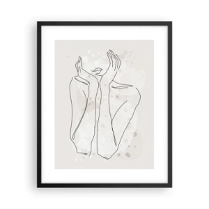 Poster in black frame - Dreamful Moment - 40x50 cm