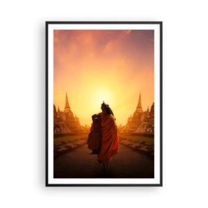 Poster in black frame - In Peace through Eternity - 70x100 cm