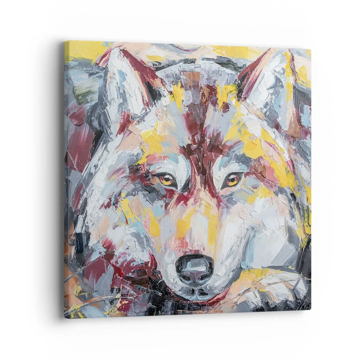 Canvas picture - Wolf Eyes - 40x40 cm