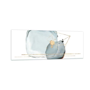 Glass picture - Study of a Raindrop - 140x50 cm