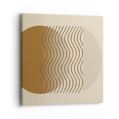 Canvas picture - About the Origin of Geometrical Figures - 40x40 cm