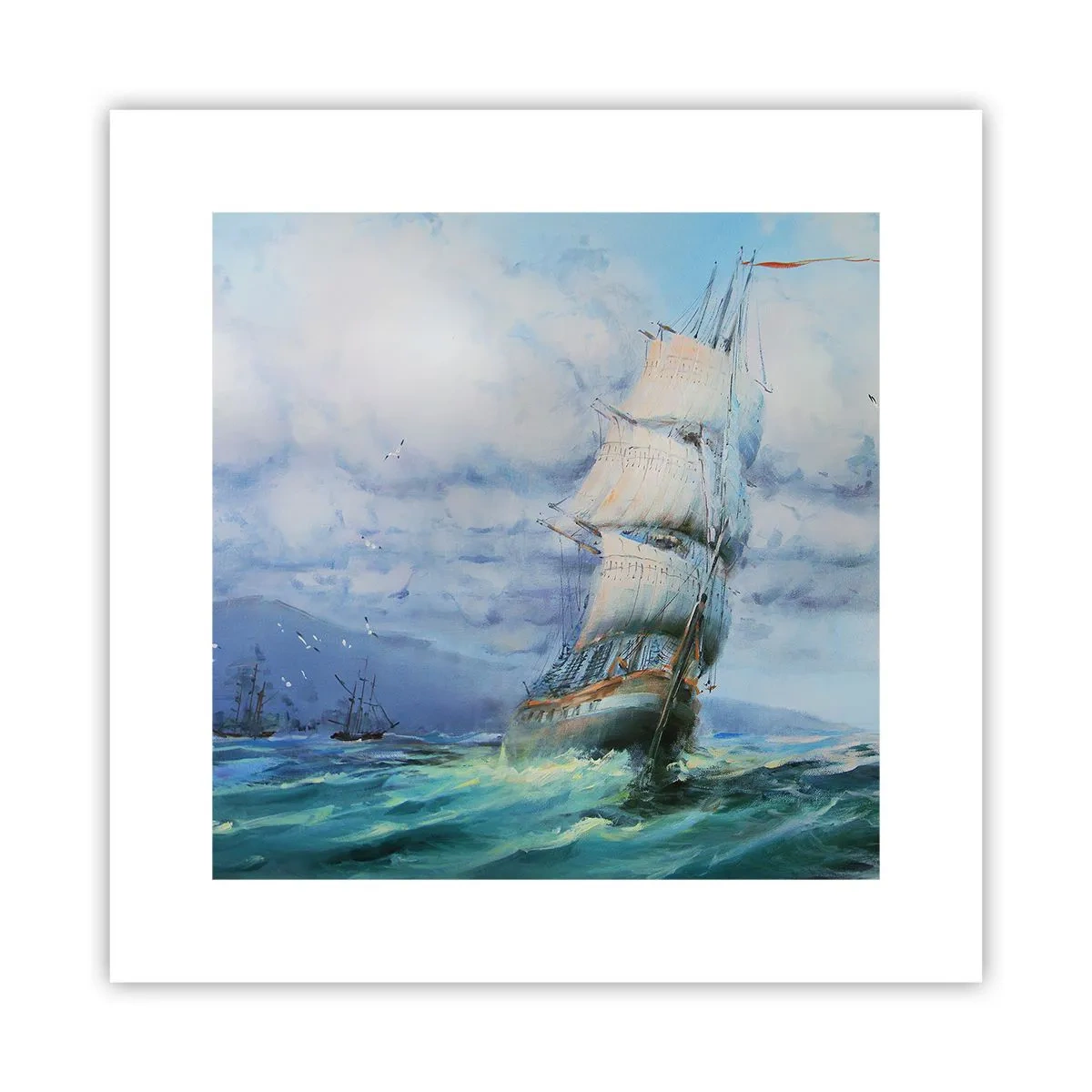Poster - Happy Winds - 30x30 cm