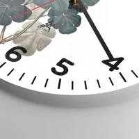 Clock face with numbers