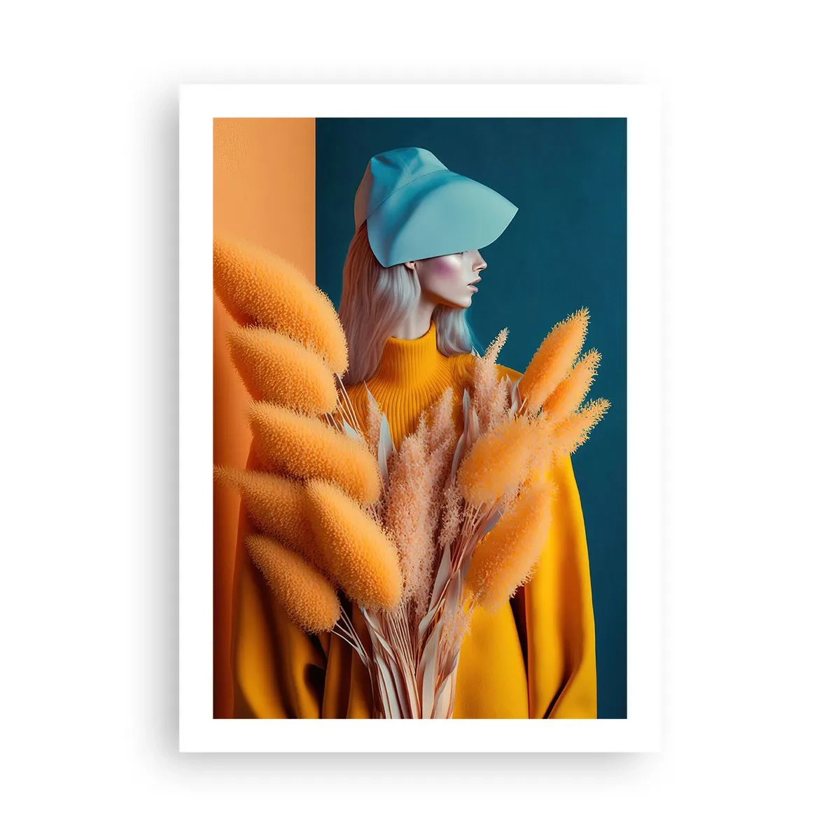 Poster - Fluffy Portrait - 50x70 cm