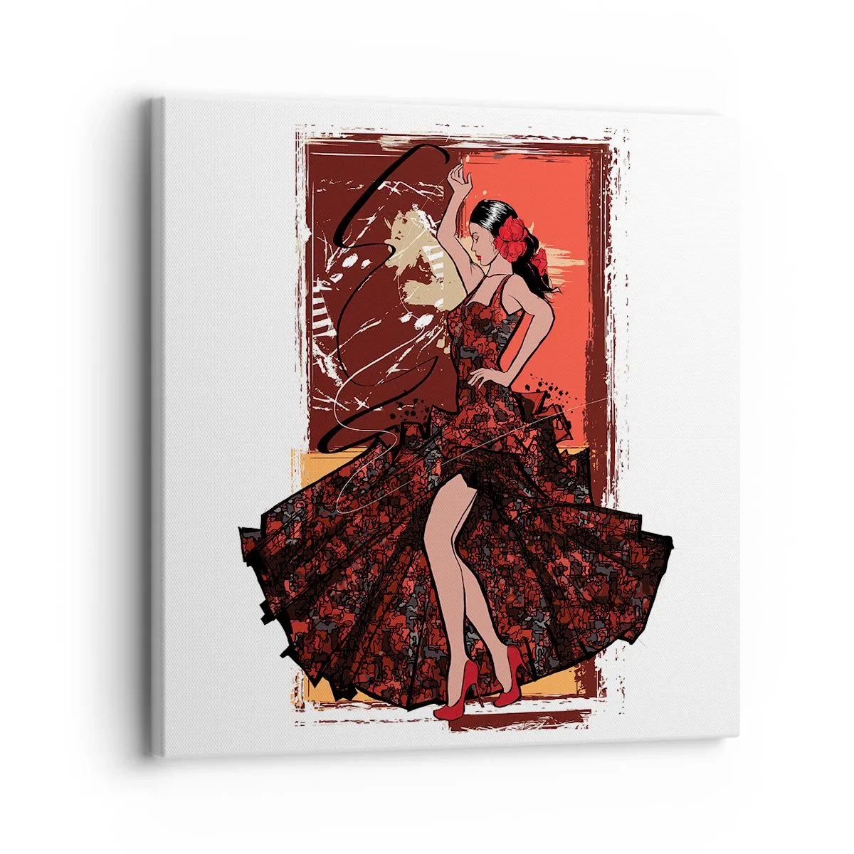 Canvas picture - In the Rhythm of the Heart - 30x30 cm