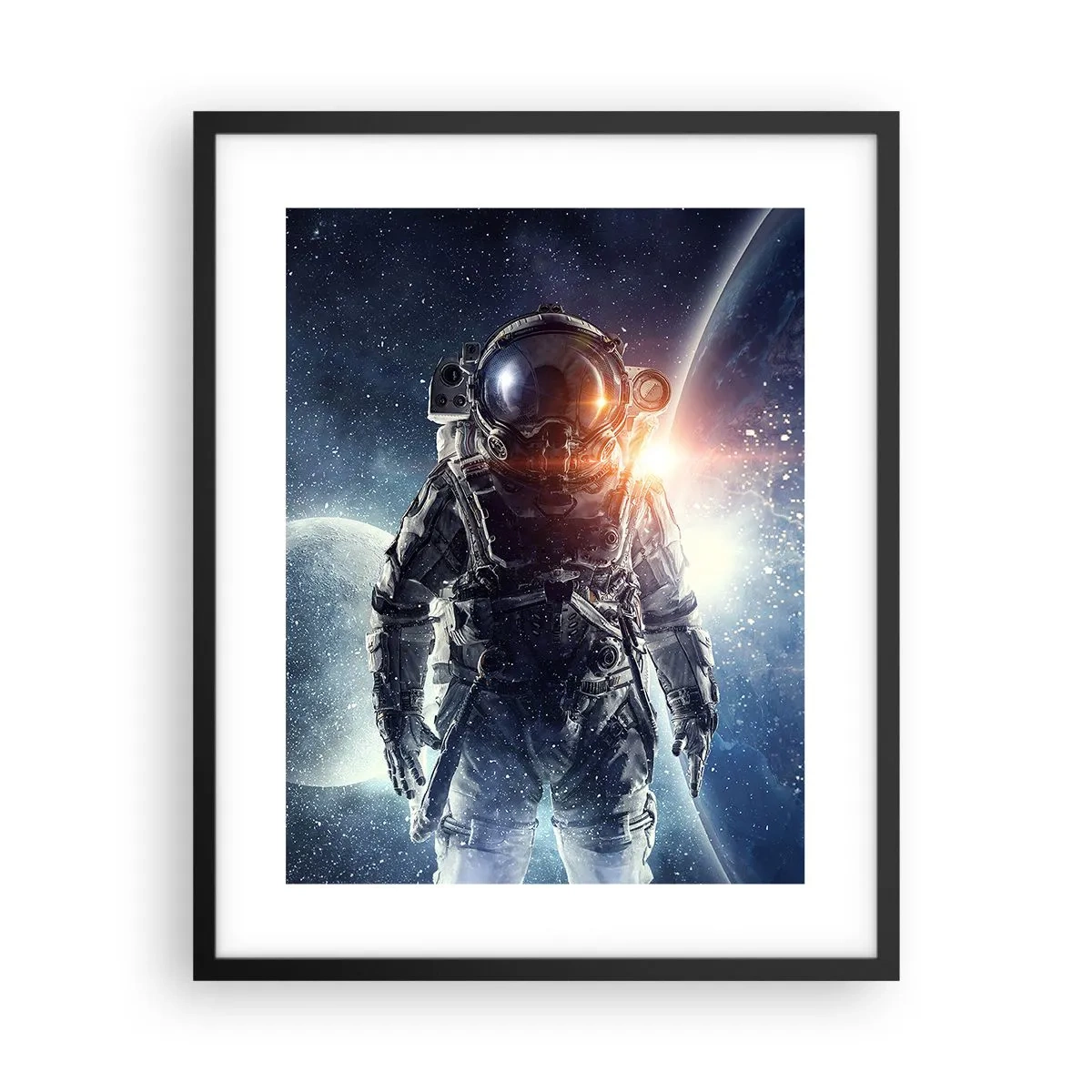 Poster in black frame - Space Adventure - 40x50 cm