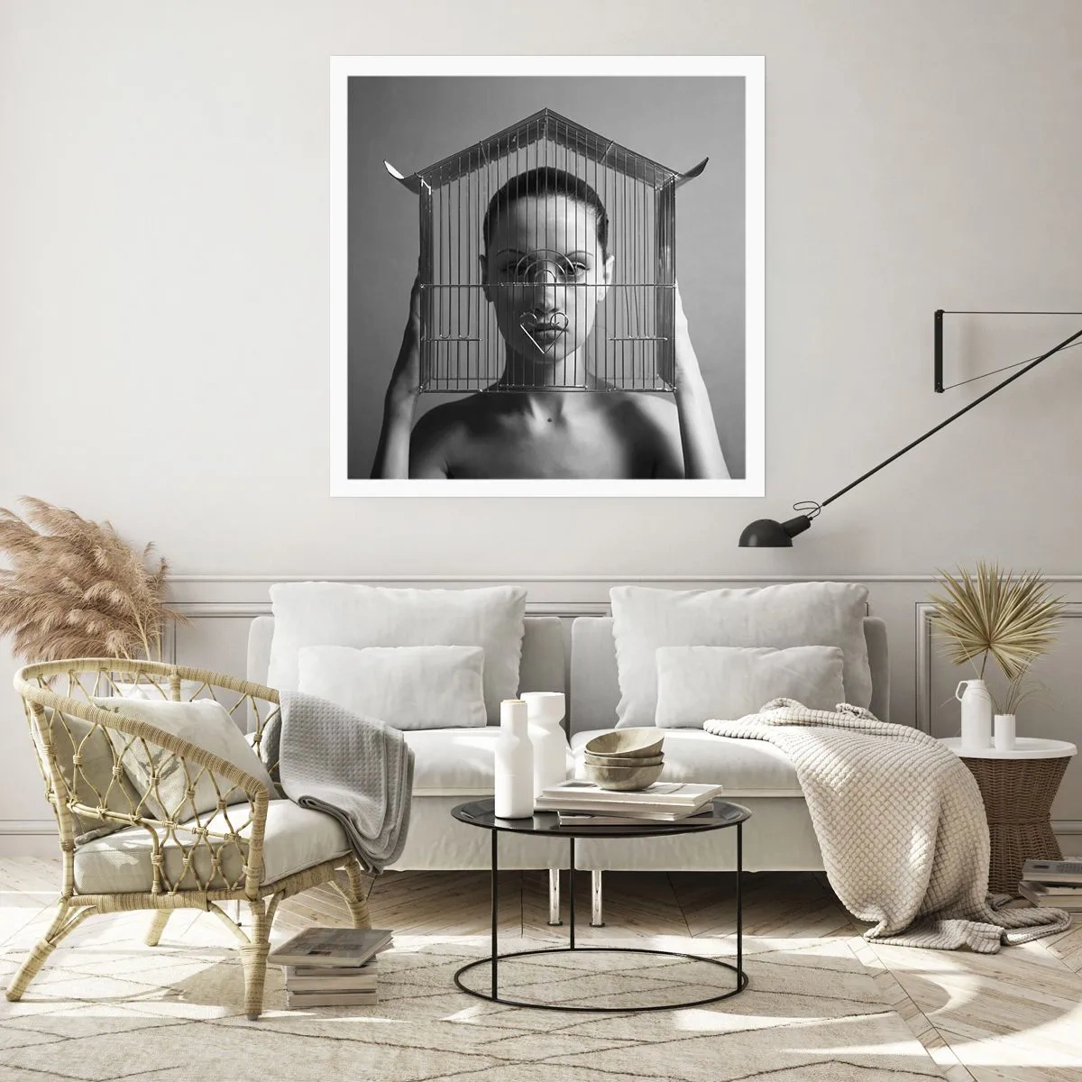 Poster - A Bit Surrealistic Portrat - 60x60 cm