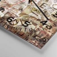 Clock face with numbers