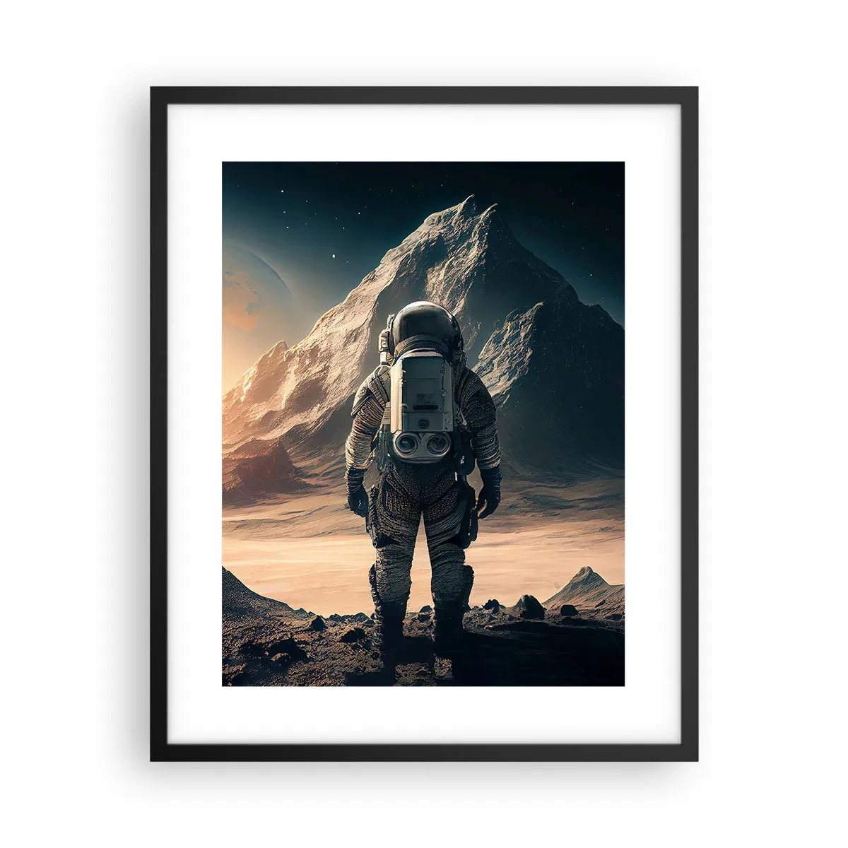 Poster in black frame - New Challenge - 40x50 cm