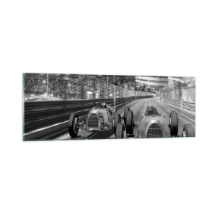 Glass picture - Long Time Ago in Monte Carlo - 90x30 cm