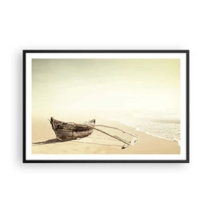 Poster in black frame - Throwback to South Seas - 91x61 cm