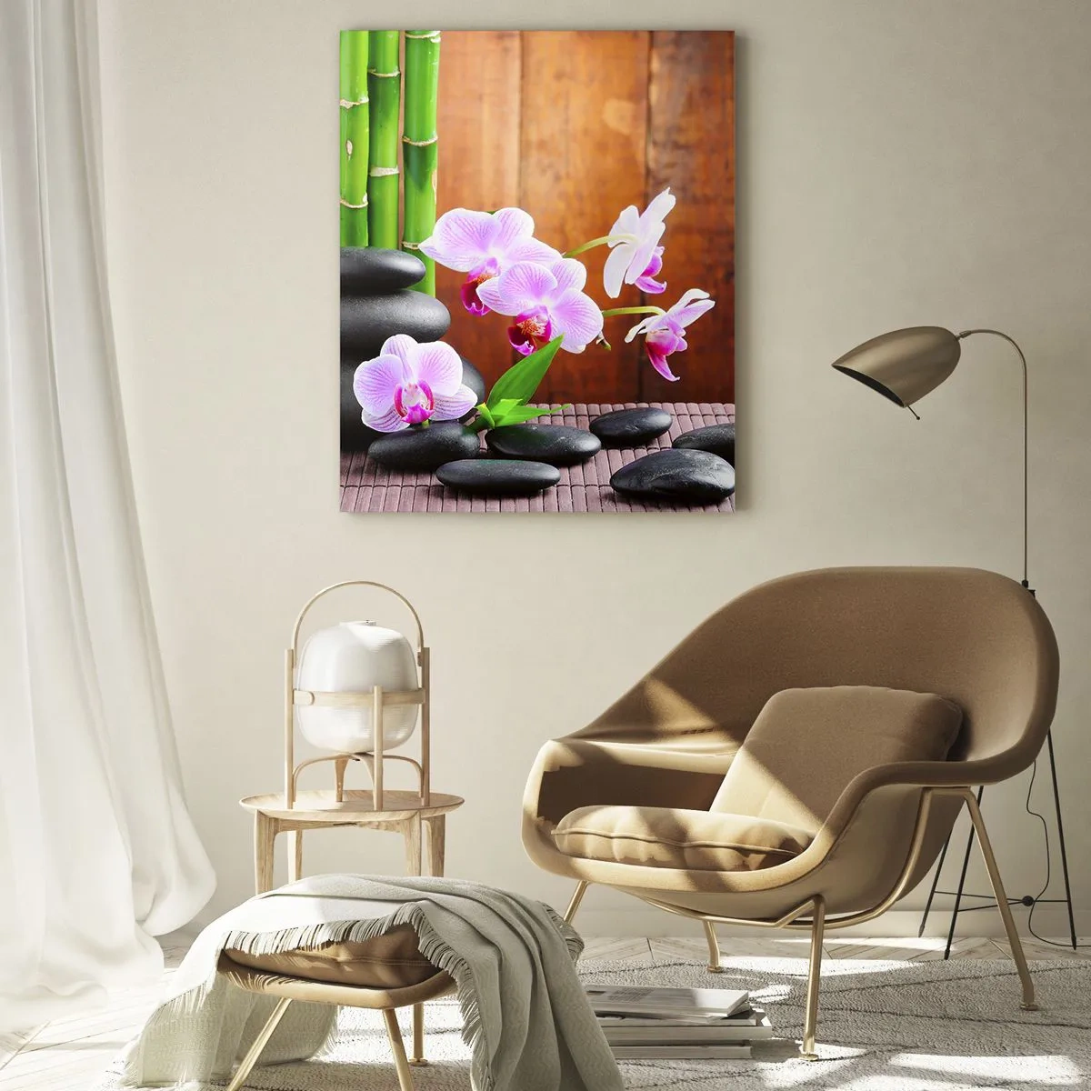 Glass picture - Get to Know Pleasures of the East - 70x100 cm