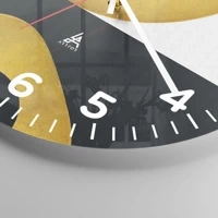 Clock face with numbers