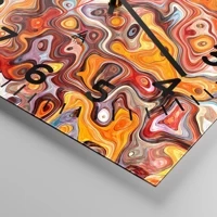 Clock face with numbers