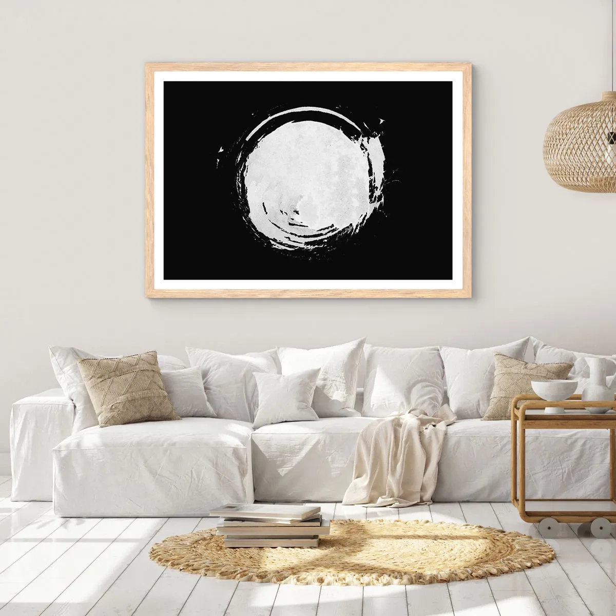 Poster in light oak frame - Good Solution - 91x61 cm