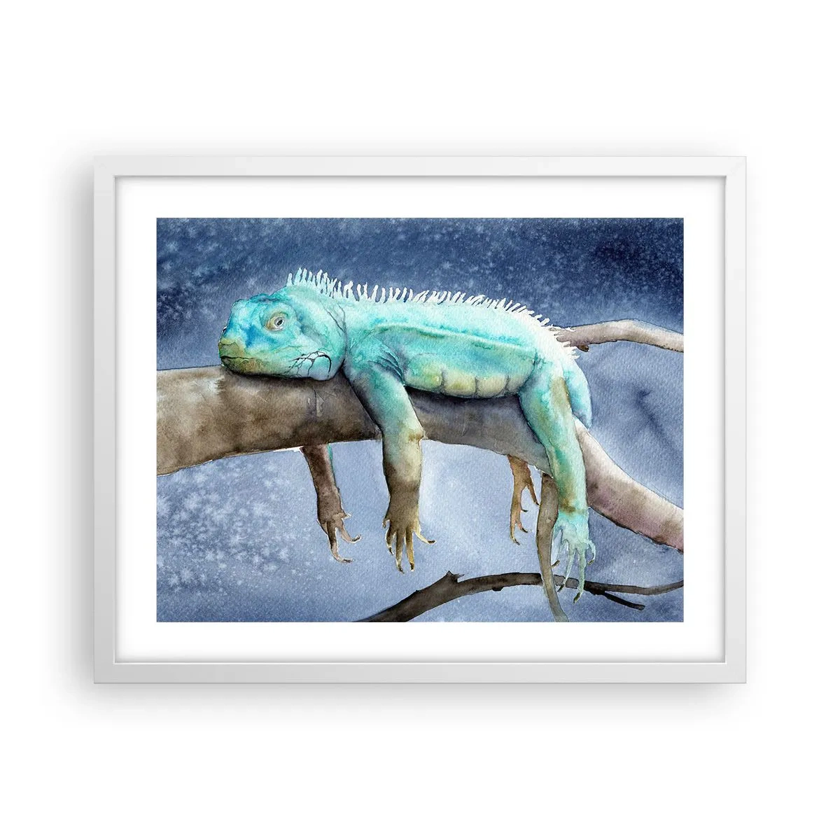 Poster in white frmae - It Feels Good - 50x40 cm