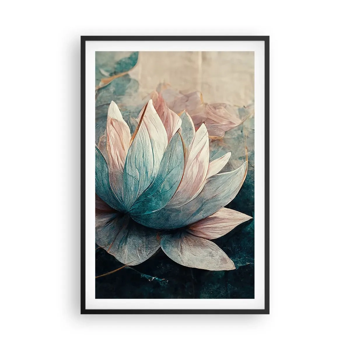 Poster in black frame - Stars of the Lake - 61x91 cm