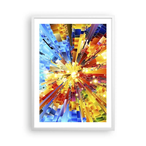 Poster in white frmae - In Medias Res - 50x70 cm