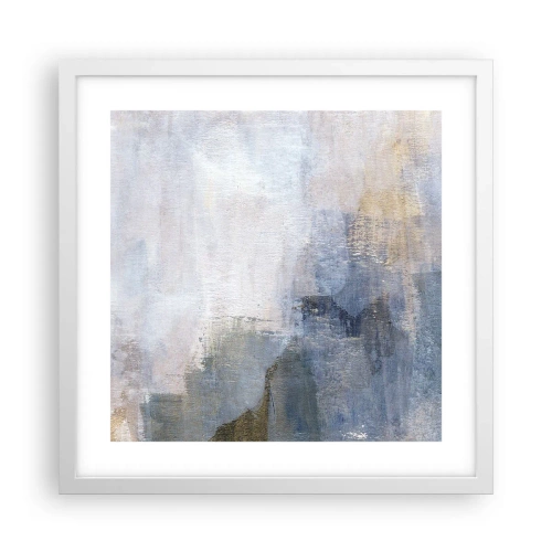 Poster in white frmae - Tones and Chords of Colours - 40x40 cm