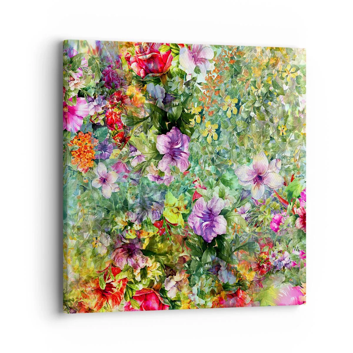 Canvas picture - Lost in the Flowers - 40x40 cm
