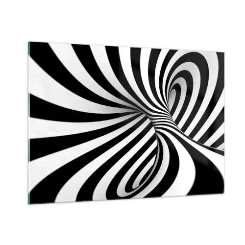 Glass picture - Composition: Dancing Space - 100x70 cm