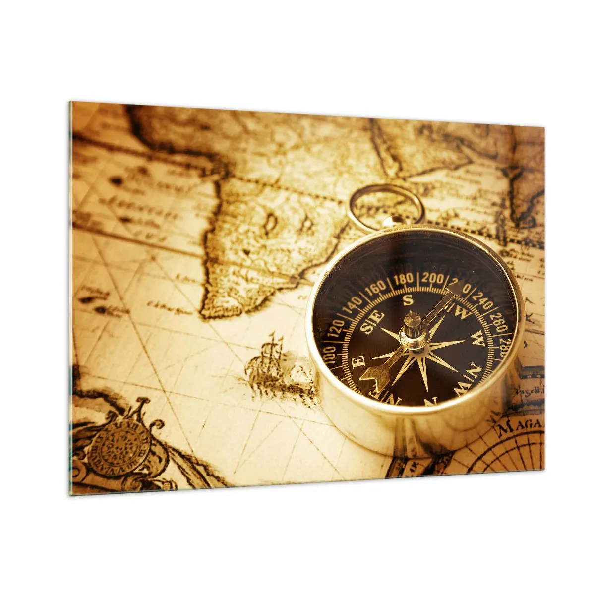 Glass picture - East or West? - 100x70 cm