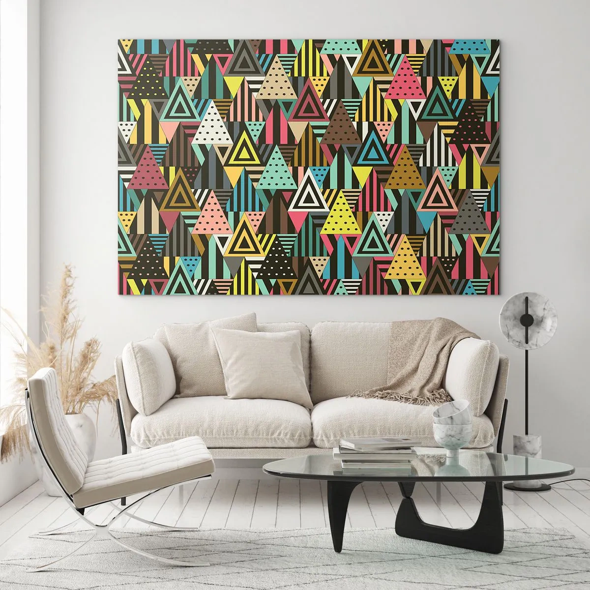Glass picture - In Rhythm on Three - 100x70 cm
