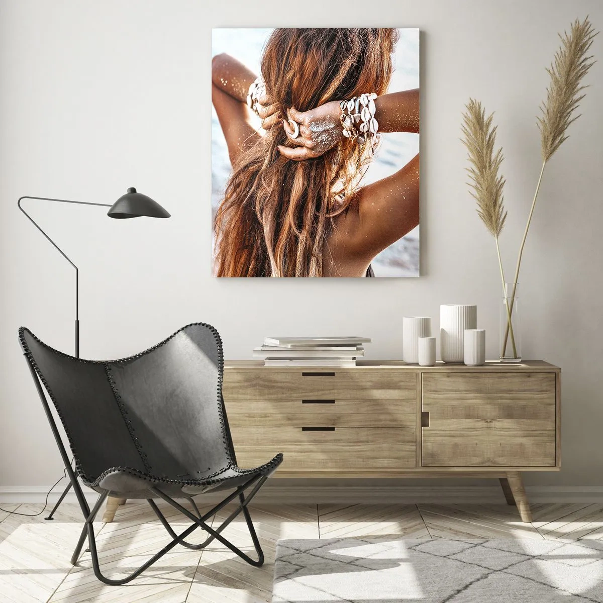 Glass picture - Sister of Water and Sun - 70x100 cm