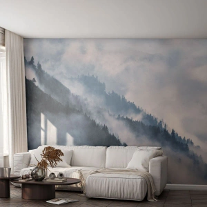 Photo Wallpaper Standard Eco - Mysticism of the Mountains - Landscape, Mountains, Forest - 350x256 cm