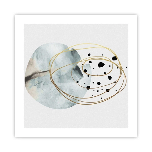 Poster - In the Embrace of Space - 50x50 cm