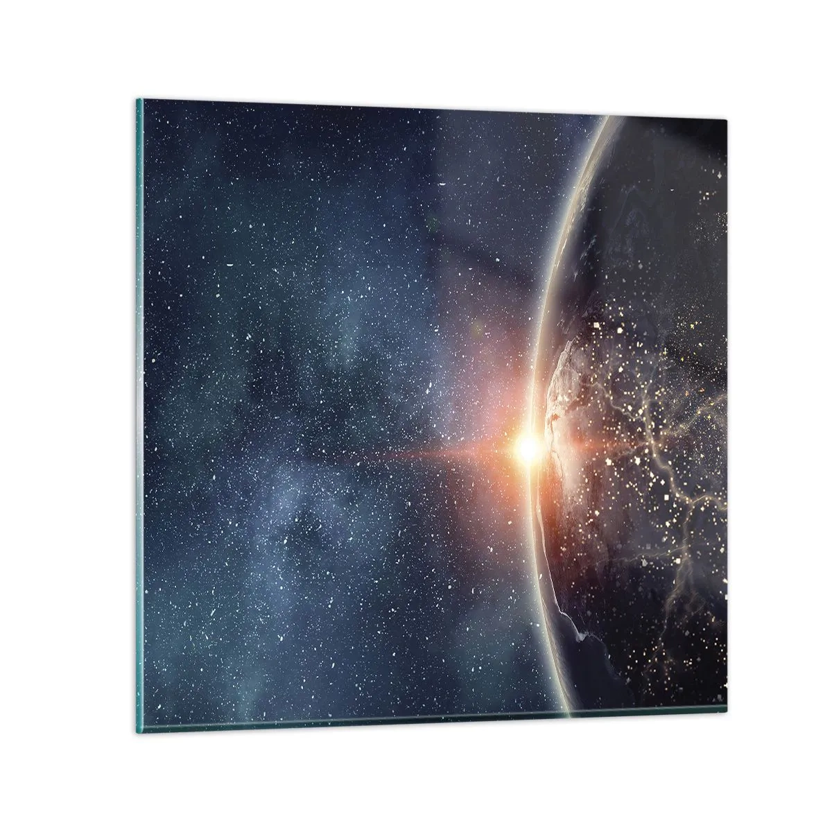 Glass picture - In a New Perspective - 30x30 cm