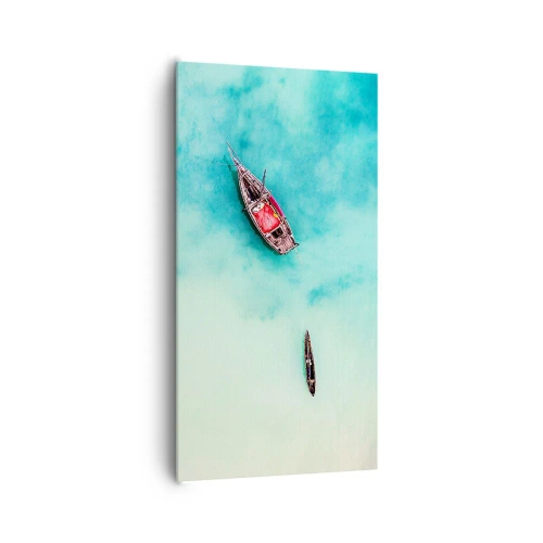 Canvas picture - On the Beaches of Zanzibar, When the Tide Is High - 65x120 cm