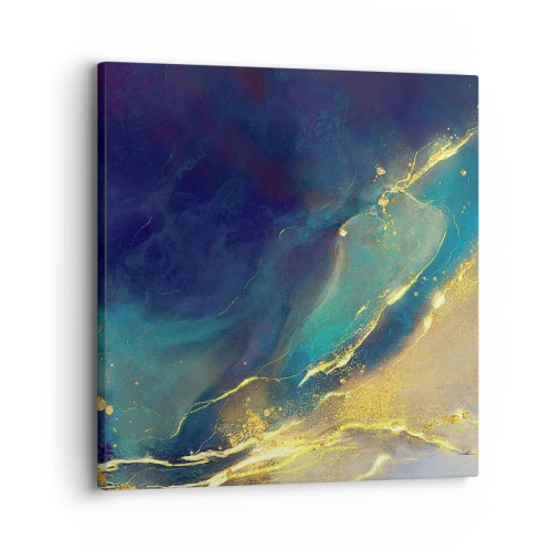 Canvas picture - Golden Flood - 30x30 cm