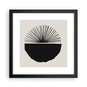 Poster in black frame - Fan of Possibilities - 30x30 cm