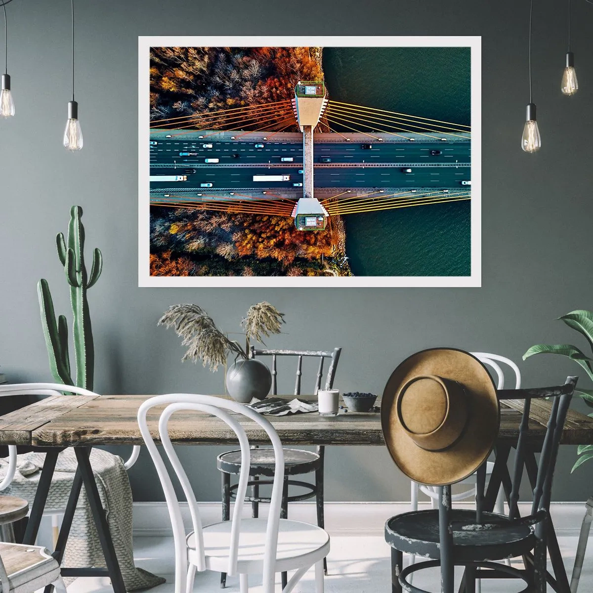 Poster - Behind Seas and Oceans - 50x40 cm