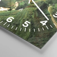 Clock face with numbers