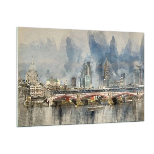Glass picture - London in Its Beauty - 120x80 cm