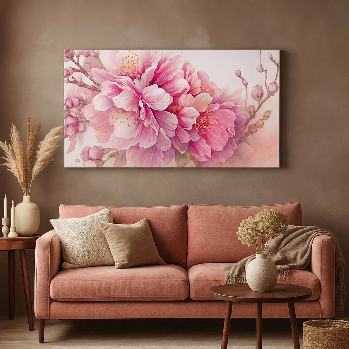 Canvas picture - Land of Cherry Blossoms - 100x40 cm