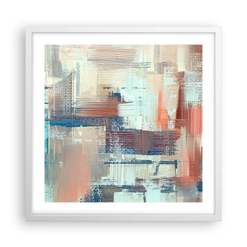 Poster in white frmae - Reaching Light - 50x50 cm