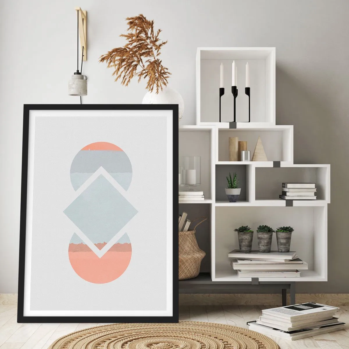 Poster in black frame - Situation Is Clear - 40x50 cm