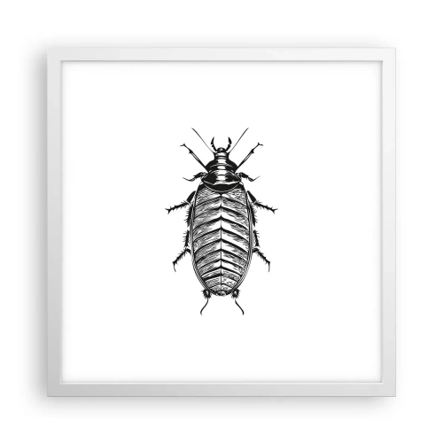 Poster in white frmae - What a Specimen - 40x40 cm